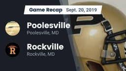 Recap: Poolesville  vs. Rockville  2019
