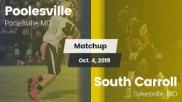 Matchup: Poolesville vs. South Carroll  2019