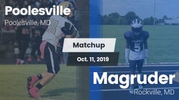 Matchup: Poolesville vs. Magruder  2019