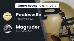 Recap: Poolesville  vs. Magruder  2019
