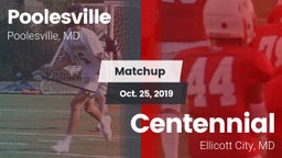 Matchup: Poolesville vs. Centennial 2019