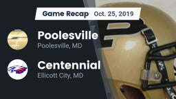 Recap: Poolesville  vs. Centennial 2019