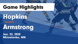 Hopkins  vs Armstrong Game Highlights - Jan. 23, 2020
