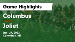 Columbus  vs Joliet  Game Highlights - Jan. 27, 2022