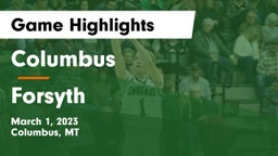 Columbus  vs Forsyth Game Highlights - March 1, 2023