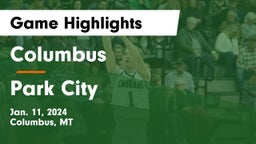 Columbus  vs Park City Game Highlights - Jan. 11, 2024