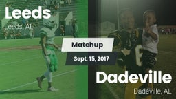Matchup: Leeds  vs. Dadeville  2017