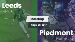 Matchup: Leeds  vs. Piedmont  2017