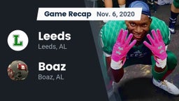 Recap: Leeds  vs. Boaz  2020