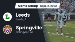 Recap: Leeds  vs. Springville  2022