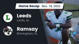 Recap: Leeds  vs. Ramsay  2022