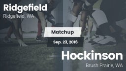 Matchup: Ridgefield vs. Hockinson  2016