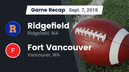 Recap: Ridgefield  vs. Fort Vancouver  2018