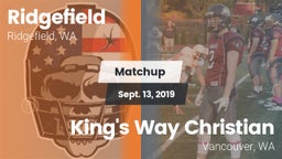 Matchup: Ridgefield vs. King's Way Christian  2019