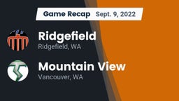 Recap: Ridgefield  vs. Mountain View  2022