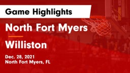 North Fort Myers  vs Williston  Game Highlights - Dec. 28, 2021