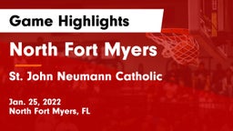 North Fort Myers  vs St. John Neumann Catholic  Game Highlights - Jan. 25, 2022