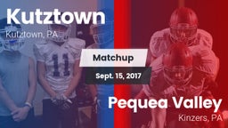 Matchup: Kutztown vs. Pequea Valley  2017