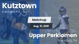 Matchup: Kutztown vs. Upper Perkiomen  2018