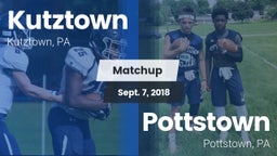 Matchup: Kutztown vs. Pottstown  2018
