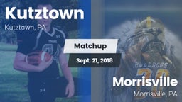 Matchup: Kutztown vs. Morrisville  2018