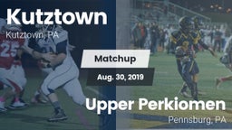 Matchup: Kutztown vs. Upper Perkiomen  2019
