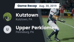 Recap: Kutztown  vs. Upper Perkiomen  2019