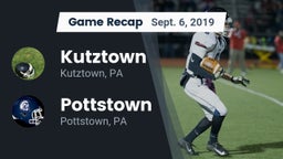Recap: Kutztown  vs. Pottstown  2019