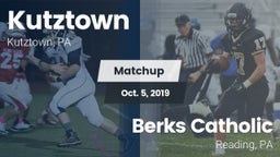 Matchup: Kutztown vs. Berks Catholic  2019