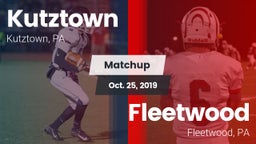 Matchup: Kutztown vs. Fleetwood  2019