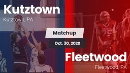 Matchup: Kutztown vs. Fleetwood  2020