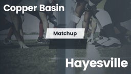Matchup: Copper Basin vs. Hayesville 2016