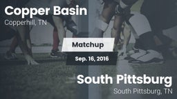 Matchup: Copper Basin vs. South Pittsburg  2016