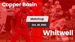 Matchup: Copper Basin vs. Whitwell  2016