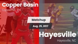 Matchup: Copper Basin vs. Hayesville 2017