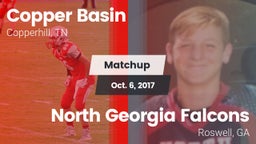 Matchup: Copper Basin vs. North Georgia Falcons 2017