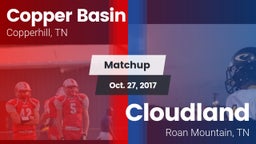 Matchup: Copper Basin vs. Cloudland  2017