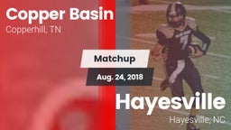 Matchup: Copper Basin vs. Hayesville 2018