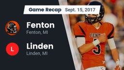 Recap: Fenton  vs. Linden  2017
