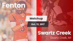 Matchup: Fenton vs. Swartz Creek  2017