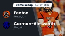 Recap: Fenton  vs.  Carman-Ainsworth   2017