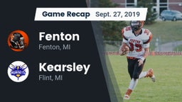 Recap: Fenton  vs. Kearsley  2019