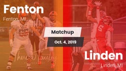 Matchup: Fenton vs. Linden  2019