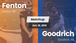 Matchup: Fenton vs. Goodrich  2019