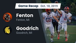 Recap: Fenton  vs. Goodrich  2019