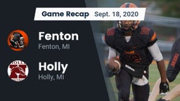 Recap: Fenton  vs. Holly  2020