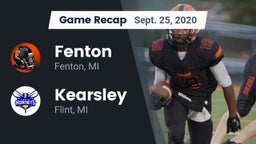 Recap: Fenton  vs. Kearsley  2020