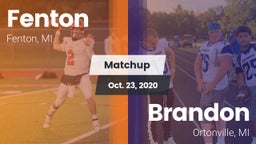 Matchup: Fenton vs. Brandon  2020