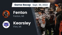 Recap: Fenton  vs. Kearsley  2022