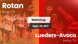 Matchup: Rotan vs. Lueders-Avoca  2017